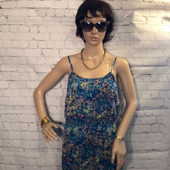 Fire Los Angeles Floral Maxi Dress High Sl… - Picture 3 of 10